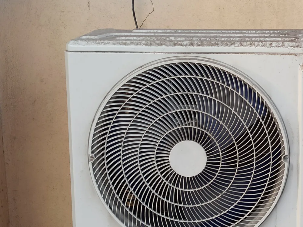 Detalhe do ventilador