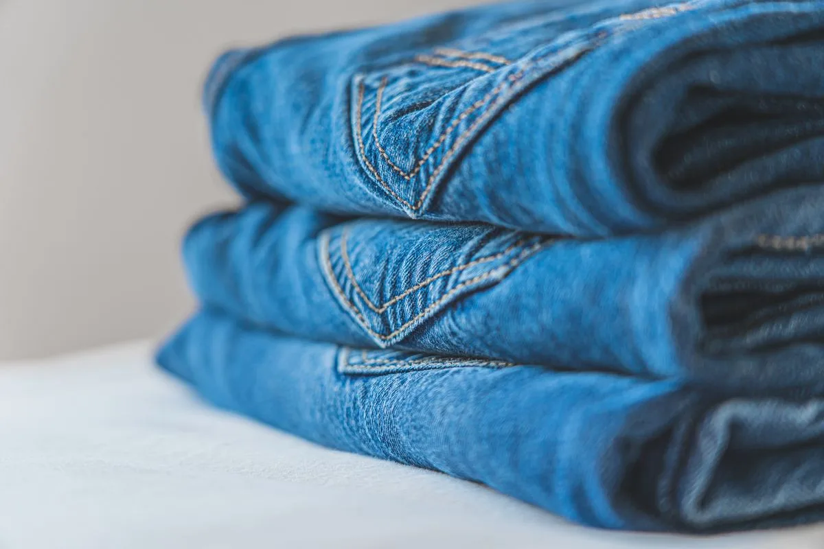 Calça jeans reta