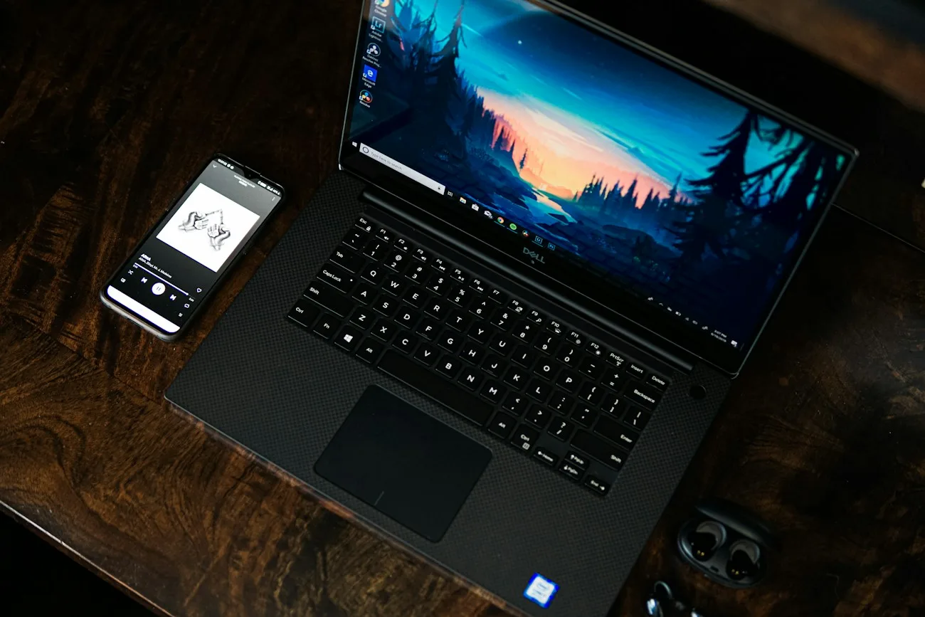 Notebook pronto para o trabalho