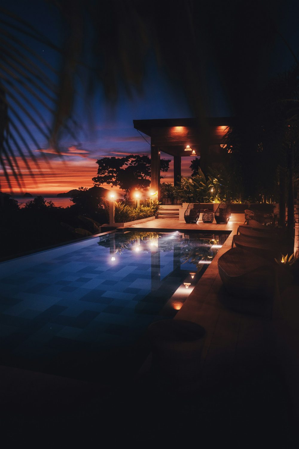 Iluminação noturna em LED
