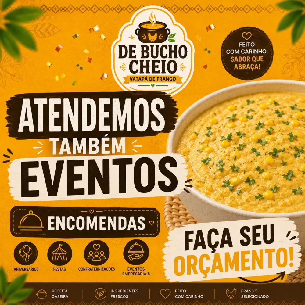 Atendemos também eventos